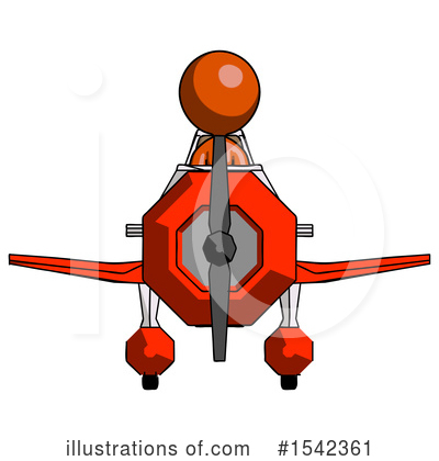 Royalty-Free (RF) Orange Design Mascot Clipart Illustration by Leo Blanchette - Stock Sample #1542361