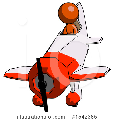 Royalty-Free (RF) Orange Design Mascot Clipart Illustration by Leo Blanchette - Stock Sample #1542365