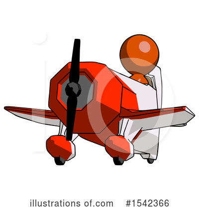 Royalty-Free (RF) Orange Design Mascot Clipart Illustration by Leo Blanchette - Stock Sample #1542366