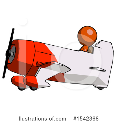 Royalty-Free (RF) Orange Design Mascot Clipart Illustration by Leo Blanchette - Stock Sample #1542368