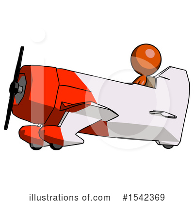 Royalty-Free (RF) Orange Design Mascot Clipart Illustration by Leo Blanchette - Stock Sample #1542369