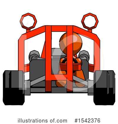 Royalty-Free (RF) Orange Design Mascot Clipart Illustration by Leo Blanchette - Stock Sample #1542376