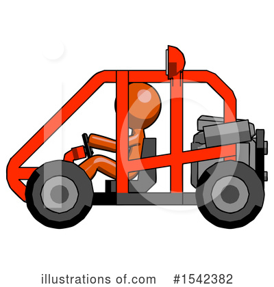 Royalty-Free (RF) Orange Design Mascot Clipart Illustration by Leo Blanchette - Stock Sample #1542382