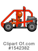Orange Design Mascot Clipart #1542382 by Leo Blanchette