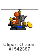 Orange Design Mascot Clipart #1542387 by Leo Blanchette