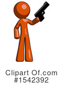 Orange Design Mascot Clipart #1542392 by Leo Blanchette