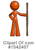 Orange Design Mascot Clipart #1542407 by Leo Blanchette