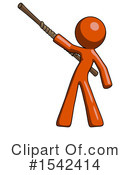 Orange Design Mascot Clipart #1542414 by Leo Blanchette