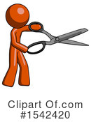 Orange Design Mascot Clipart #1542420 by Leo Blanchette