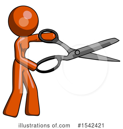 Royalty-Free (RF) Orange Design Mascot Clipart Illustration by Leo Blanchette - Stock Sample #1542421
