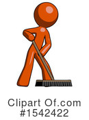 Orange Design Mascot Clipart #1542422 by Leo Blanchette