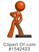 Orange Design Mascot Clipart #1542423 by Leo Blanchette