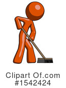 Orange Design Mascot Clipart #1542424 by Leo Blanchette