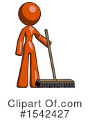 Orange Design Mascot Clipart #1542427 by Leo Blanchette
