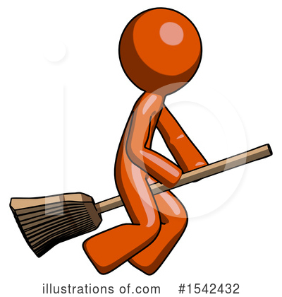 Royalty-Free (RF) Orange Design Mascot Clipart Illustration by Leo Blanchette - Stock Sample #1542432