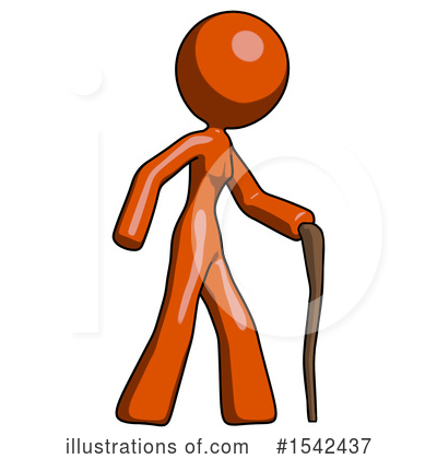 Royalty-Free (RF) Orange Design Mascot Clipart Illustration by Leo Blanchette - Stock Sample #1542437