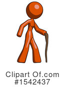 Orange Design Mascot Clipart #1542437 by Leo Blanchette