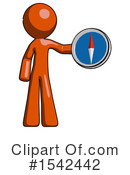 Orange Design Mascot Clipart #1542442 by Leo Blanchette