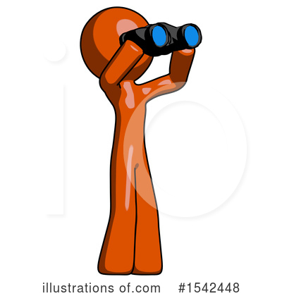Royalty-Free (RF) Orange Design Mascot Clipart Illustration by Leo Blanchette - Stock Sample #1542448