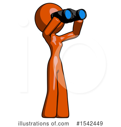 Royalty-Free (RF) Orange Design Mascot Clipart Illustration by Leo Blanchette - Stock Sample #1542449