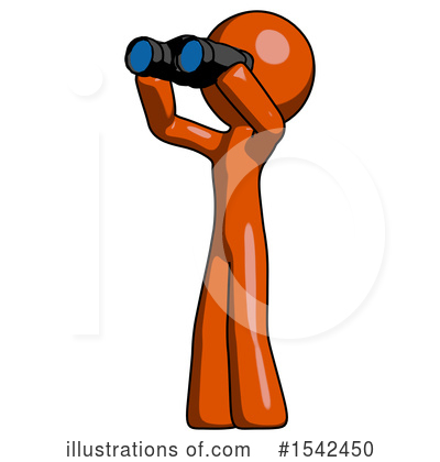 Royalty-Free (RF) Orange Design Mascot Clipart Illustration by Leo Blanchette - Stock Sample #1542450