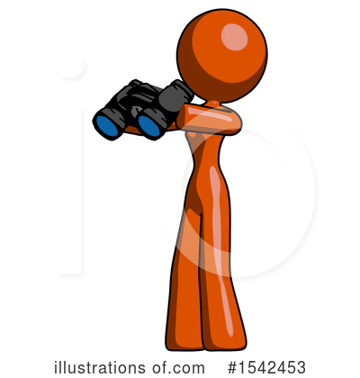 Royalty-Free (RF) Orange Design Mascot Clipart Illustration by Leo Blanchette - Stock Sample #1542453