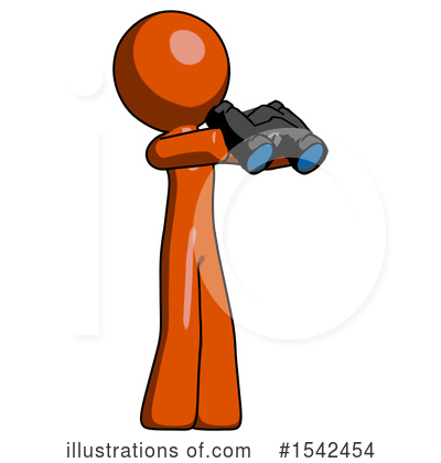 Royalty-Free (RF) Orange Design Mascot Clipart Illustration by Leo Blanchette - Stock Sample #1542454