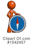 Orange Design Mascot Clipart #1542457 by Leo Blanchette