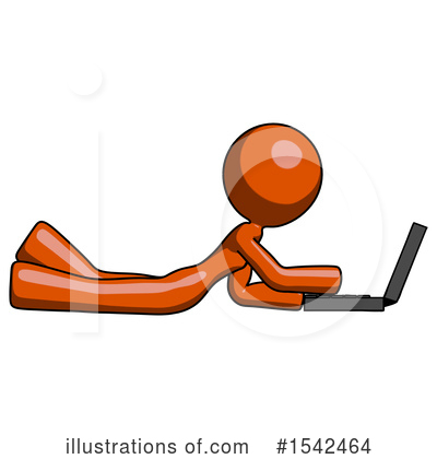 Royalty-Free (RF) Orange Design Mascot Clipart Illustration by Leo Blanchette - Stock Sample #1542464