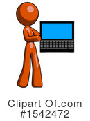 Orange Design Mascot Clipart #1542472 by Leo Blanchette