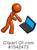 Orange Design Mascot Clipart #1542473 by Leo Blanchette