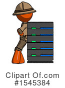 Orange Design Mascot Clipart #1545384 by Leo Blanchette