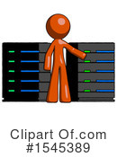 Orange Design Mascot Clipart #1545389 by Leo Blanchette