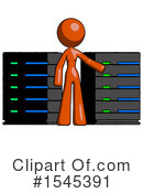Orange Design Mascot Clipart #1545391 by Leo Blanchette
