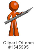 Orange Design Mascot Clipart #1545395 by Leo Blanchette