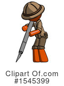 Orange Design Mascot Clipart #1545399 by Leo Blanchette