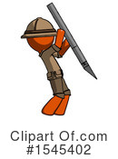 Orange Design Mascot Clipart #1545402 by Leo Blanchette