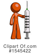 Orange Design Mascot Clipart #1545422 by Leo Blanchette