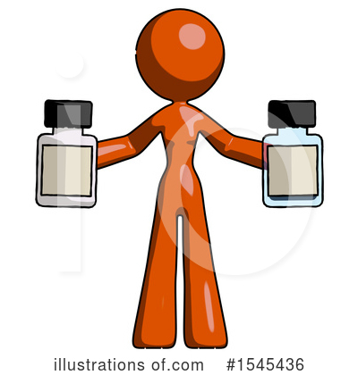 Royalty-Free (RF) Orange Design Mascot Clipart Illustration by Leo Blanchette - Stock Sample #1545436
