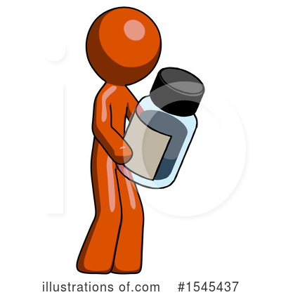 Royalty-Free (RF) Orange Design Mascot Clipart Illustration by Leo Blanchette - Stock Sample #1545437