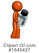 Orange Design Mascot Clipart #1545437 by Leo Blanchette