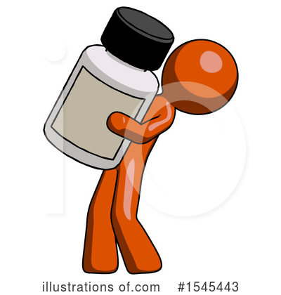 Royalty-Free (RF) Orange Design Mascot Clipart Illustration by Leo Blanchette - Stock Sample #1545443