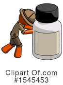 Orange Design Mascot Clipart #1545453 by Leo Blanchette