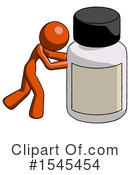 Orange Design Mascot Clipart #1545454 by Leo Blanchette