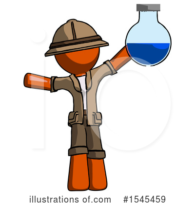 Royalty-Free (RF) Orange Design Mascot Clipart Illustration by Leo Blanchette - Stock Sample #1545459