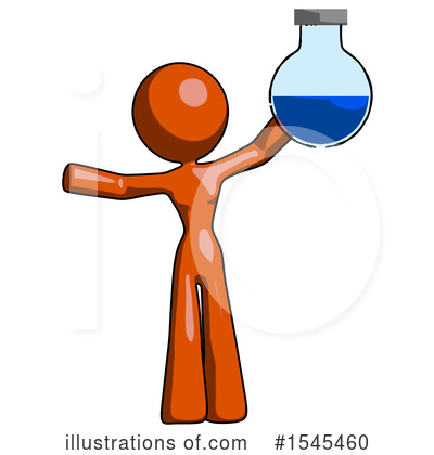 Royalty-Free (RF) Orange Design Mascot Clipart Illustration by Leo Blanchette - Stock Sample #1545460