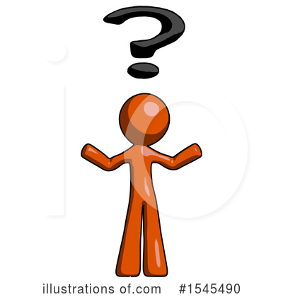 Royalty-Free (RF) Orange Design Mascot Clipart Illustration by Leo Blanchette - Stock Sample #1545490