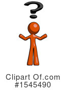 Orange Design Mascot Clipart #1545490 by Leo Blanchette