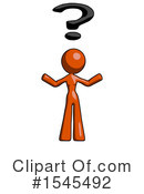 Orange Design Mascot Clipart #1545492 by Leo Blanchette