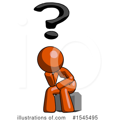 Royalty-Free (RF) Orange Design Mascot Clipart Illustration by Leo Blanchette - Stock Sample #1545495